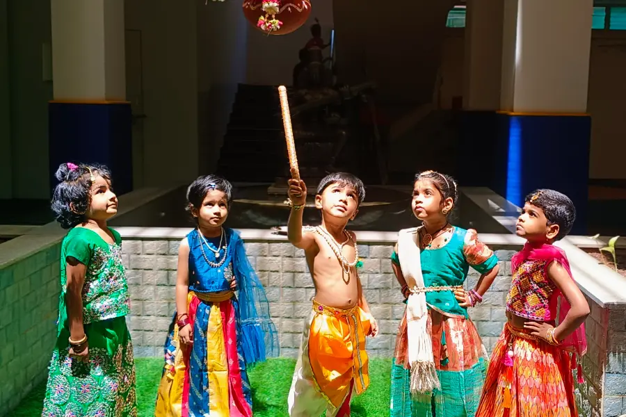 krishna janmashtami 2024 image - Yuvabharathi Nursery